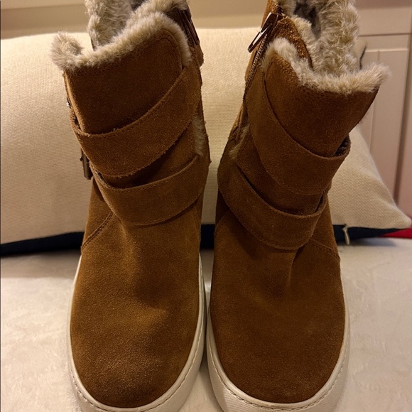 Rockport Shoes - Rockport Cobb Hill Collection ELYSSE Buckle Fur Women Leather Boots